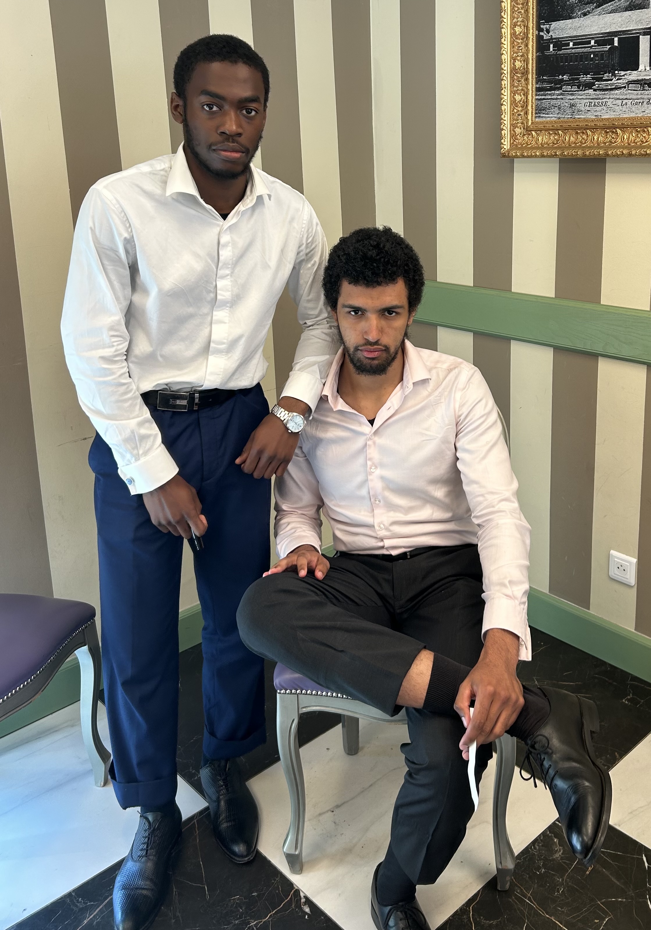 Loïc et Saadou, fondateurs de SOREN